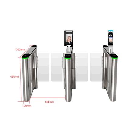حاجز دوران بصري سريع مع RFID للlobbies التجارية - الأردن