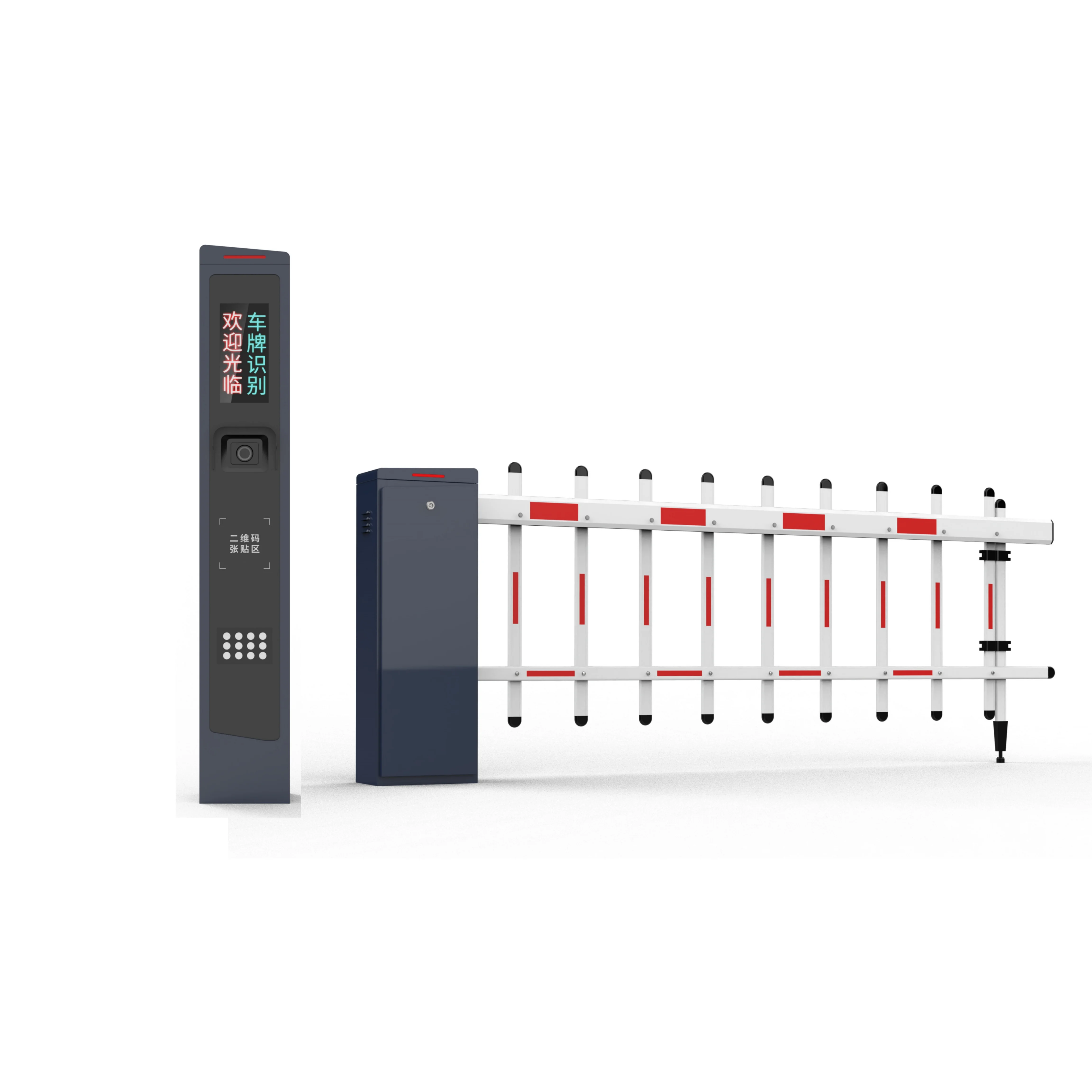 حاجز سيارات ذكي 24V DC مع تقنية LPR - الأردن