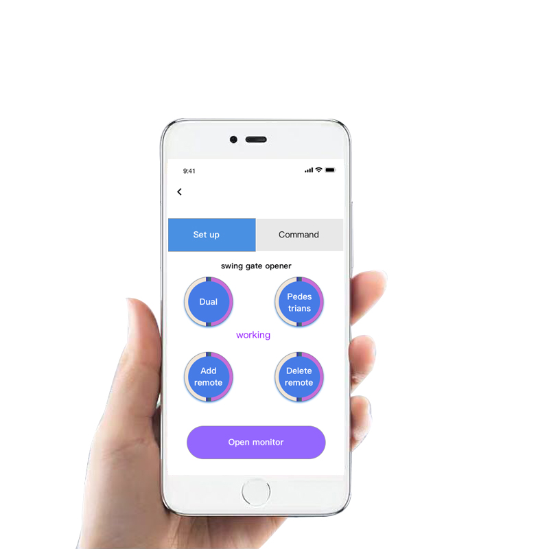 تطبيق النظام البيئي للمنزل الذكي للتحكم اللاسلكي في فتح البوابات التلقائي عبر الهاتف الذكي