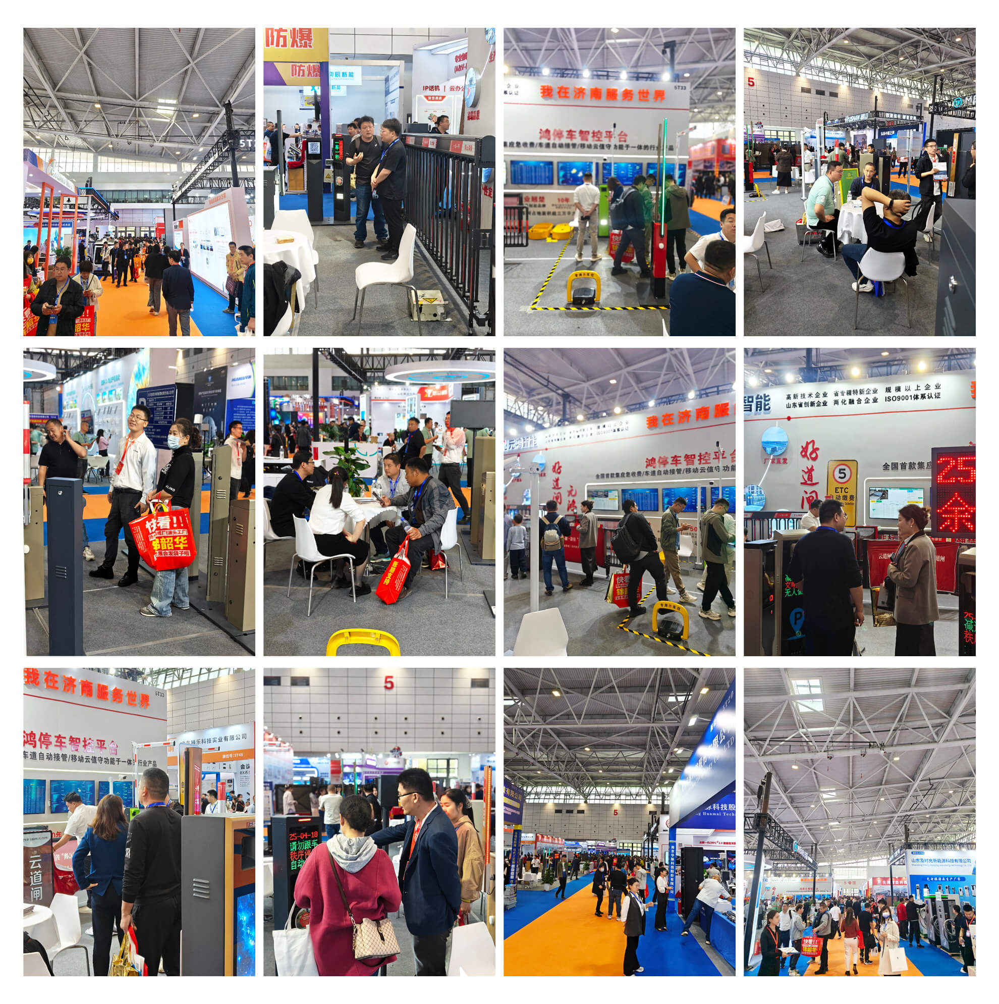 Professional technical consultation at security expo