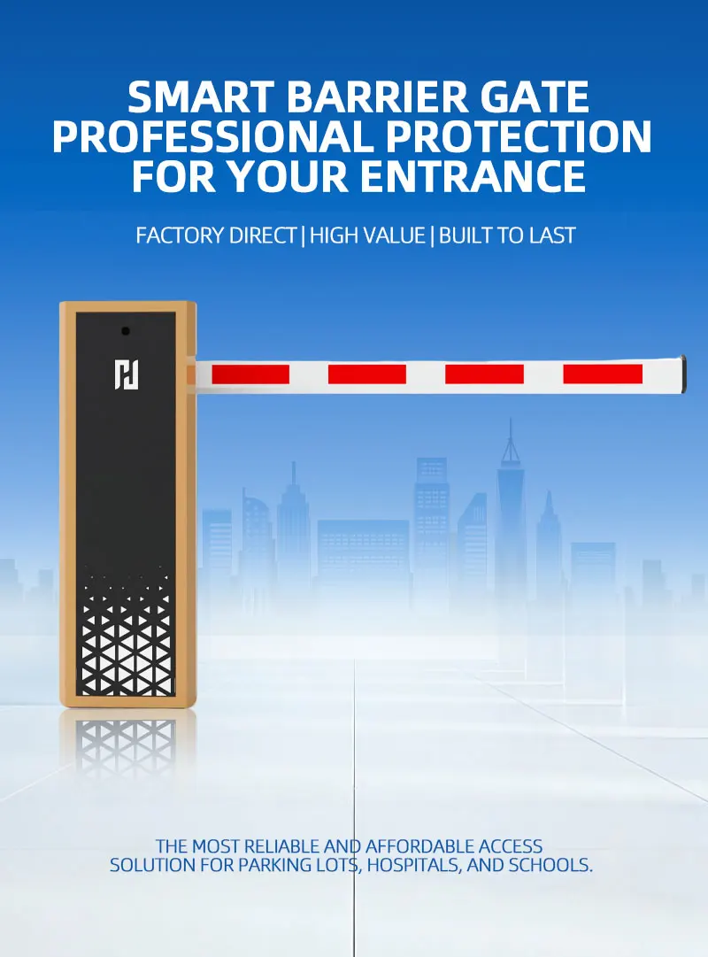 Baroxon industrial grade automatic entry barrier gate operator system with integrated microcontroller mainboard layout